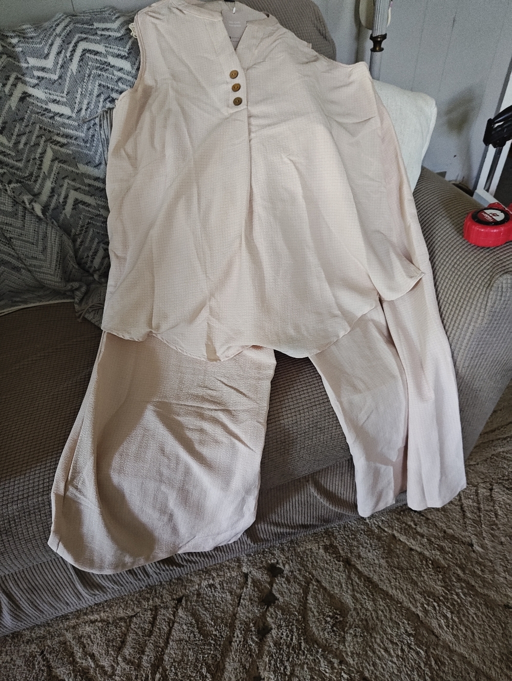 Emory Rose PLarge Sleeveless top & Wide Leg Pants. BRAND NEW.